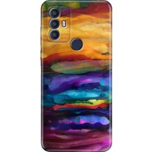 Egstech Tcl 30 Se Kılıf Desenli Silikon Renkli Tpu Uv Sulu Boya