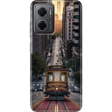 Egstech Xiaomi Redmi Note 11E Kılıf Desenli Design Silikon California