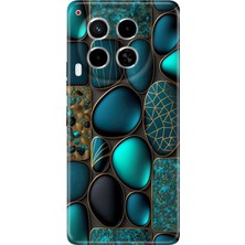 Egstech Tecno Camon 30 Kılıf (Cl6) Uyumlu Silikon Desenli Kapak Marble