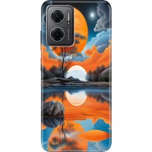 Egstech Xiaomi Redmi Note 11E Kılıf Desenli Design Silikon Afrika