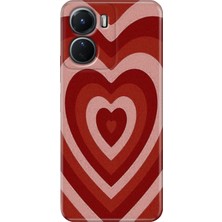Egstech Vivo Y16 Kılıf Desenli Silikon Ermer Teknoloji Kapak Mat Kalp