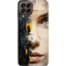 Egstech Samsung Galaxy M33 Kılıf Baskılı Esnek Silikon Kapak Beauty