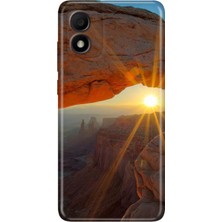 Egstech Tcl 303 Kılıf Silikon Renkli Phone Case Sun