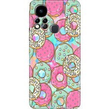 Egstech Infinix Hot 11S Uyumlu Kılıf Renkli Tpu Silikon Donut