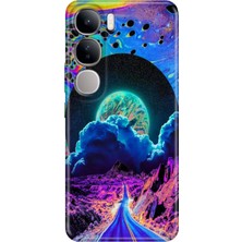 Egstech Vivo V40 Lite Uyumlu Kılıf Renkli Esnek Silikon Dream Road