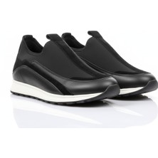 Growish GR0438 Hakiki Deri & Tekstil Slip-On Teknoloji Paraşut Kumaş Eva Taban Spor Koşu Fitness Antreman Ayakkabı