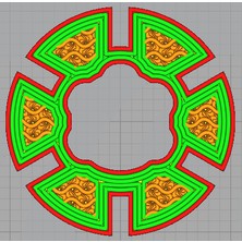 Renault Clio III Ön Koltuk Ayar Makarası Yuvasında ki Çark Parçası- K1984