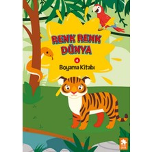 Tp Renk Renk Dünya Boyama Kitabı 4