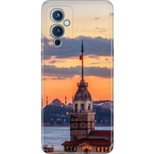 Egstech Oneplus 9 Kılıf Desenli Silikon Renkli Tpu Uv Kız Kulesi