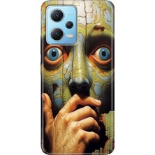 Egstech Xiaomi Redmi Note 12 4g Kılıf Desenli Design Silikon Iluzyon