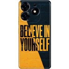 Egstech Tecno Spark 20 - 20C Kılıf Renkli Temalı Tarz Silikon Yourself