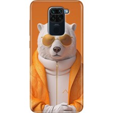 Egstech Xiaomi Redmi Note 9 6.53" Kılıf Desenli Tasarım Silikon Stil Bear
