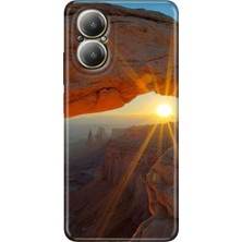 Egstech Realme 12 Lite Kılıf Renkli Rubber Baskılı Silikon Sun