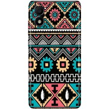 Egstech Tcl 303 Kılıf Silikon Renkli Phone Case Etnik