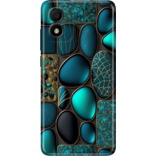 Egstech Tcl 303 Kılıf Silikon Renkli Phone Case Marble
