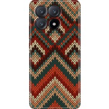 Egstech Xiaomi Poco X6 Pro Kılıf Renkli Esnek Silikon Zikzak