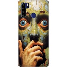 Egstech Reeder P13 Blue Max Kılıf Desenli Kapak Baskı Uv Iluzyon