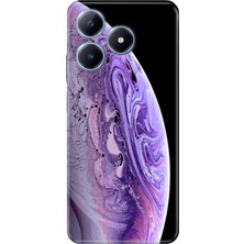 Egstech Realme C63 Kılıf Renkli Baskılı Silikon World