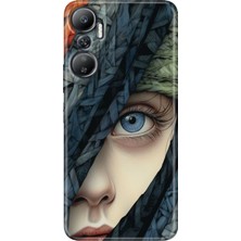 Egstech Infinix Hot 20 Kılıf (X6826C) Desenli Baskılı Esnek Silikon Kapak Siluet
