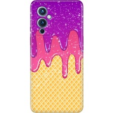 Egstech Oneplus 9 Kılıf Desenli Silikon Renkli Tpu Uv Krema