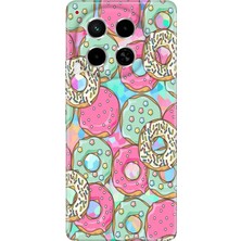 Egstech Tecno Camon 30 Kılıf (Cl6) Uyumlu Silikon Desenli Kapak Donut