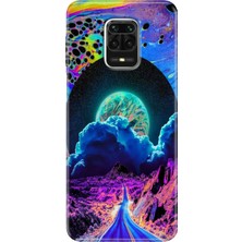 Egstech Xiaomi Redmi Note 9 Pro - 9s Kılıf Renkli Esnek Silikon Dream Road