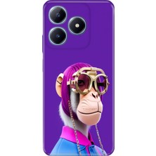 Egstech Realme C63 Kılıf Renkli Baskılı Silikon Monkey