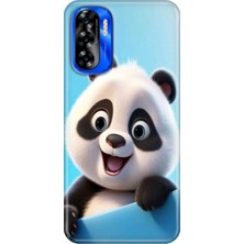 Egstech Reeder P13 Blue 2022 Kılıf Trendi Cover Silikon Cover Panda