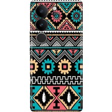 Egstech Vivo V29 5g Kılıf Desenli Silikon  Esnek Uyumlu Kapak Etnik