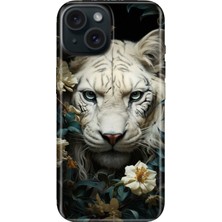 Egstech iPhone 13 - 14 Kılıf Desenli Kapak Renkli Tpu Uv Aslan