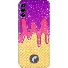 Egstech Reeder S19 Max Pro S Kılıf Desenli Tpu Lüks Baskılı Silikon Kapak Krema