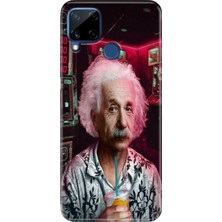 Egstech Realme C15 Kılıf Desenli Silikon Renkli Tpu Uv Albert