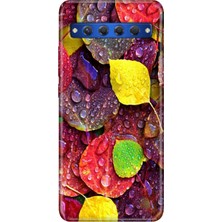 Egstech Tcl 10 Plus Kılıf Desenli Silikon Renkli Tpu Case Sonbahar