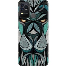Egstech Omix X400 Kılıf Renkli Esnek Silikon Lion Mandala