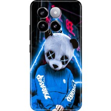 Egstech Xiaomi Mi 14 Kılıf Renkli Rubber Kapak Silikon Cool Panda