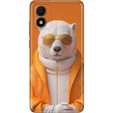 Egstech Tcl 303 Kılıf Silikon Renkli Phone Case Stil Bear