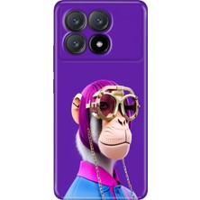 Egstech Xiaomi Poco X6 Pro Kılıf Renkli Esnek Silikon Monkey