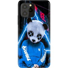 Egstech Oukitel C21 Pro / Plus Uyumlu Kılıf Desenli Silikon Renkli Tpu Uv Cool Panda