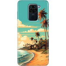Egstech Xiaomi Redmi Note 9 6.53" Kılıf Desenli Tasarım Silikon Malibu