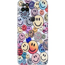 Egstech Casper Via E30 Kılıf Renkli Temalı Via E30 Silikon Emojix