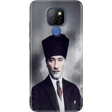 Egstech General Mobile Gm 20 Kılıf Desenli Silikon Case Uv Atatürk