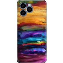 Egstech Omix X6 Kılıf Silikon Özel Kapak Sulu Boya