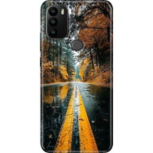Egstech General Mobile Gm 21 Plus Kılıf Baskılı Silikon Kapak Korku Yolu