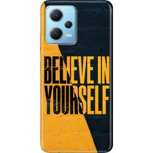 Egstech Redmi Note 12 5g Kılıf Baskılı Dokulu Kapak Silikon Yourself