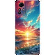 Egstech Xiaomi Redmi Note 12S Kılıf Desenli Ermer Silikon Okyanus