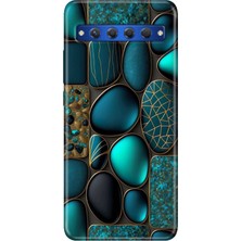 Egstech Tcl 10 Plus Kılıf Desenli Silikon Renkli Tpu Case Marble