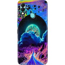 Egstech Tecno Spark 8t Kılıf Desenli Kapak Renkli Dream Road