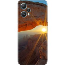 Egstech Realme 9 Pro Kılıf (RMX3472) Uyumlu Renkli Baskılı Desenli Sun