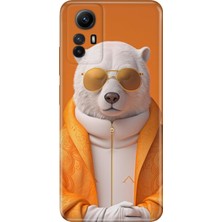 Egstech Xiaomi Redmi Note 12S Kılıf Desenli Ermer Silikon Stil Bear