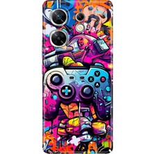 Egstech Infınıx Zero 30 4g Kılıf Hd Desenli Esnek Silikon Gamer